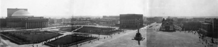 Фотография «Панорамный вид на площадь Сталина» Фотомонтаж панорамы 3. 1947-1948 годы.
